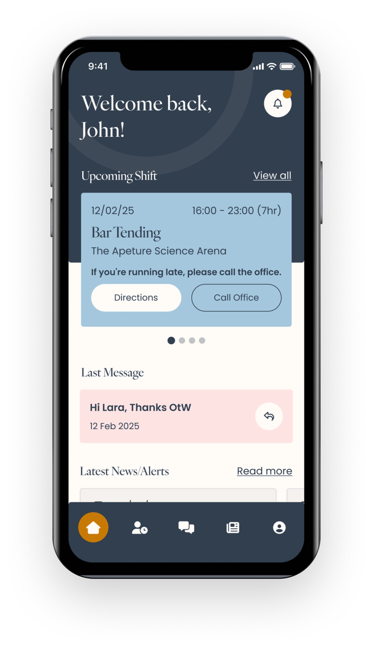 Off to Work Screen Off to Work Screen