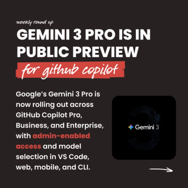 Gemini 3 Pro is in public preview for GitHub CoPilot Gemini 3 Pro is in public preview for GitHub CoPilot