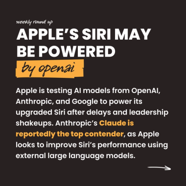 Apple's Siri may be powered by OpenAI