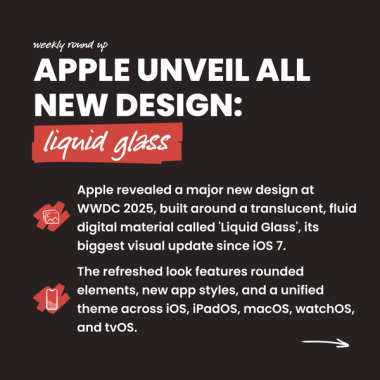 Apple unveil all new design: Liquid Glass Apple unveil all new design: Liquid Glass