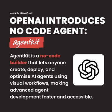 OpenAI introduces no code agent: AgentKit OpenAI introduces no code agent: AgentKit