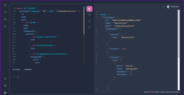 graphql playground