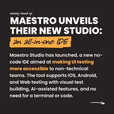 Maestro unveils their new studio: an all-in-one IDE Maestro unveils their new studio: an all-in-one IDE