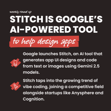 Stitch is Google's AI-powered tool to help design apps