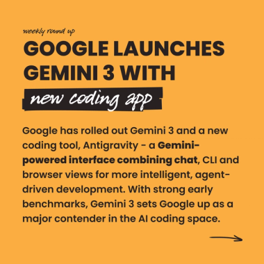 Google launches Gemini 3 with new coding app