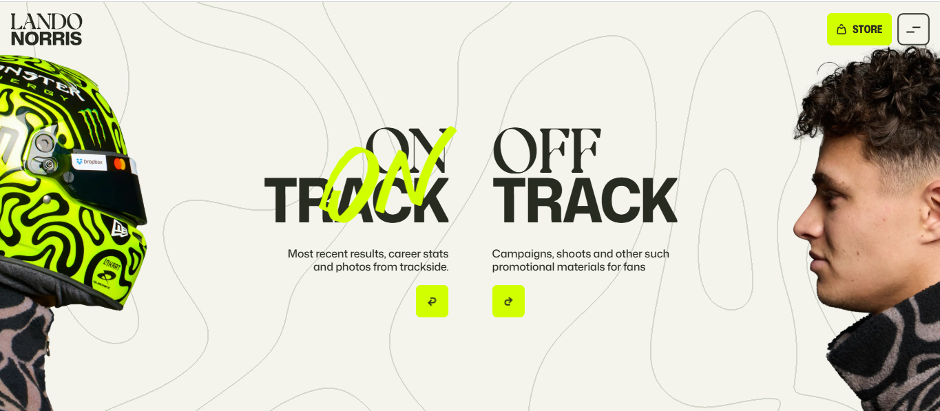 lando norris website