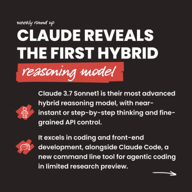 Claude reveals the first hybrid reasoning model Claude reveals the first hybrid reasoning model