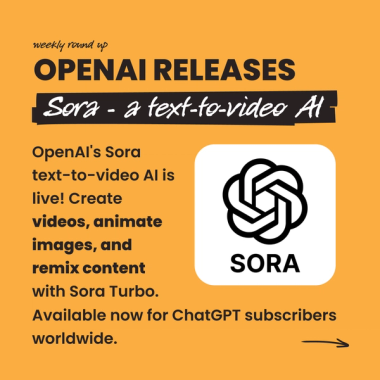 OpenAI releases Sora - a text-to-video AI