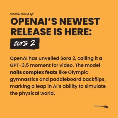 OpenAI's newest release is here: Sora 2 OpenAI's newest release is here: Sora 2