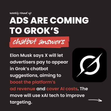 Ads are coming to Grok's chatbot answers