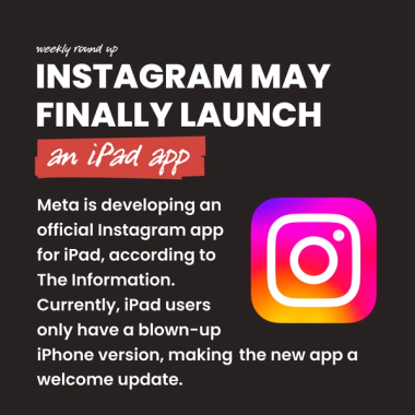 Instagram may finally launch an iPad app Instagram may finally launch an iPad app