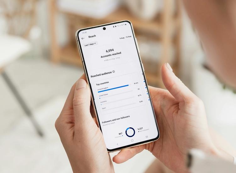 Phone - analytics - target audience - The Distance