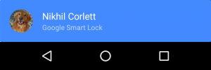 Android Google Smart Lock - The Distance