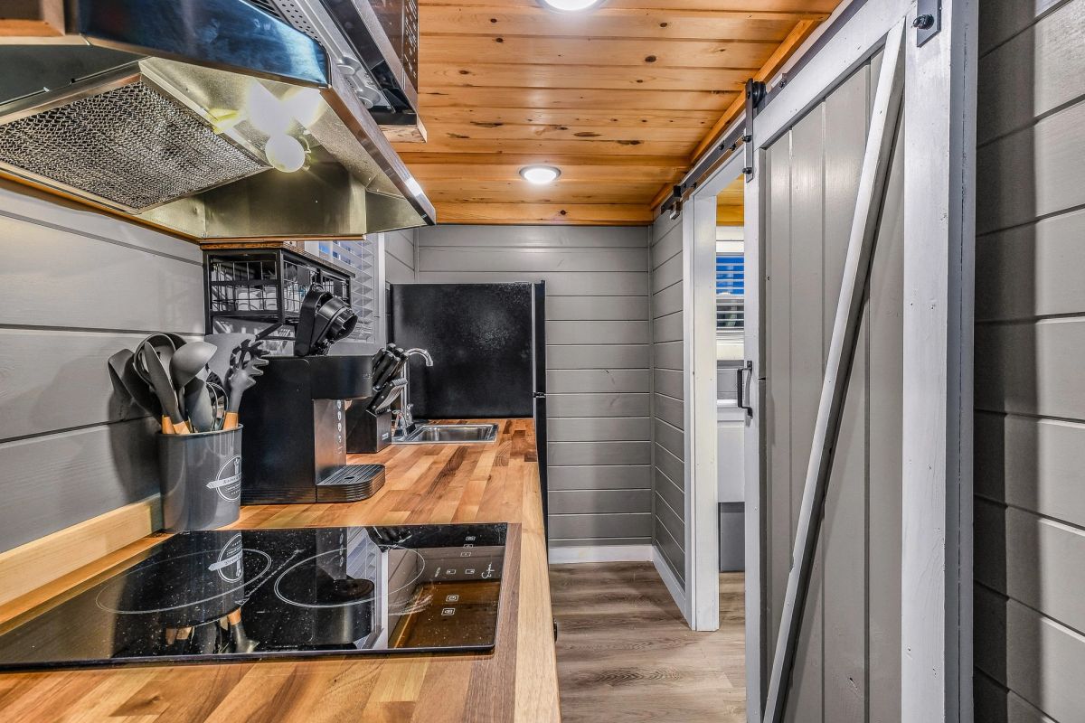 Interior details of The Evergreen at Sojourn Lodging