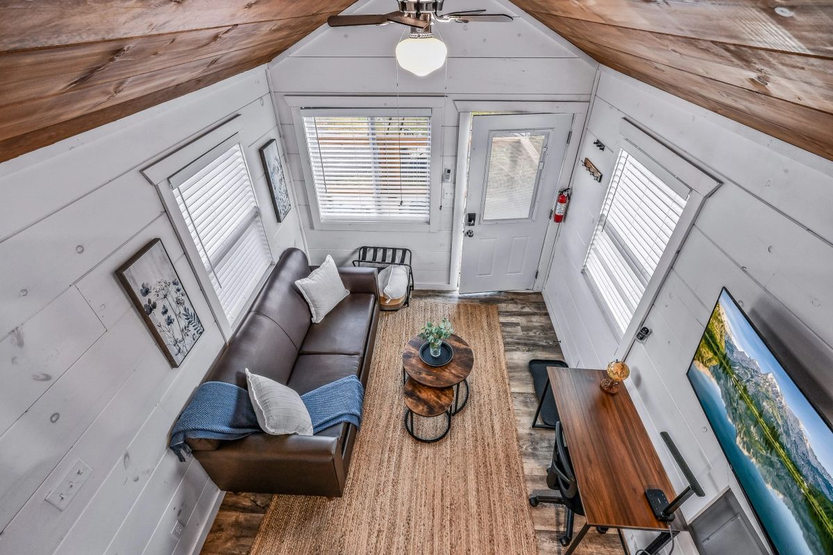 Interior details of The Overlook at Sojourn Lodging