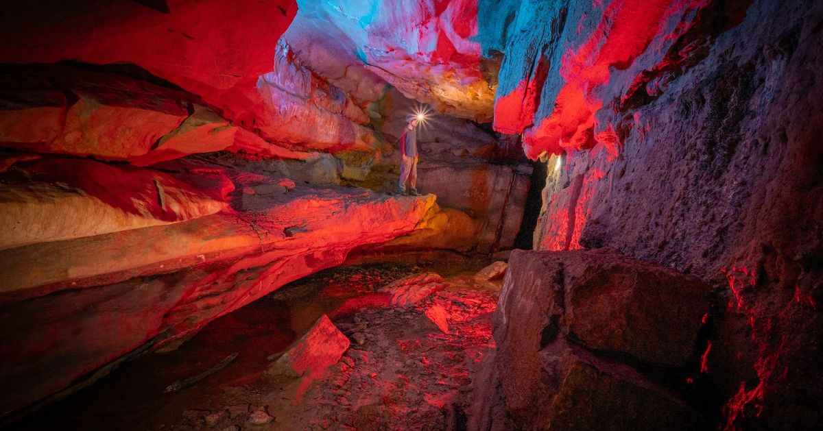 Interior details of The Cave at Sojourn Lodging