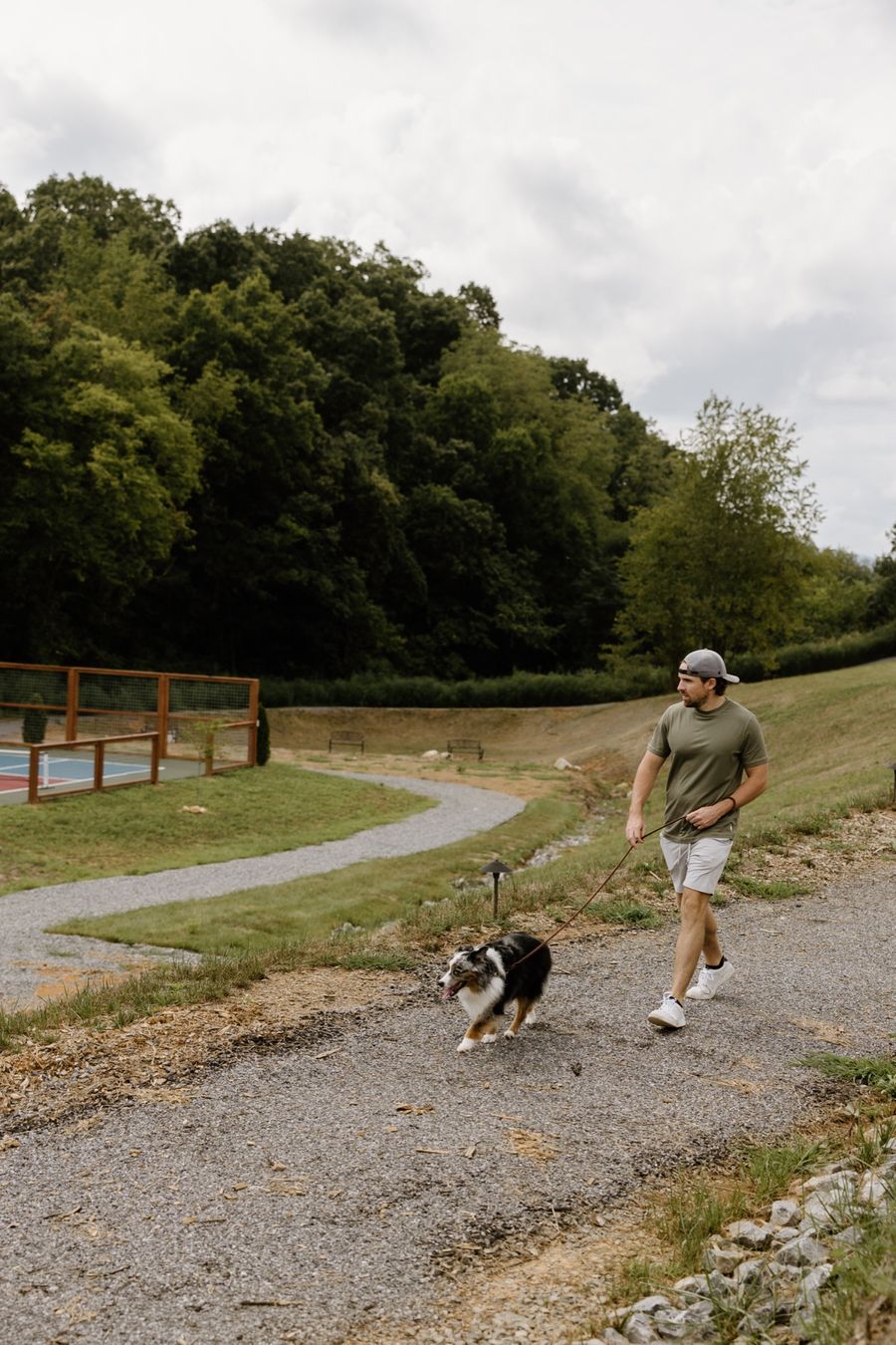 Dog enjoying time at Sojourn Lodging