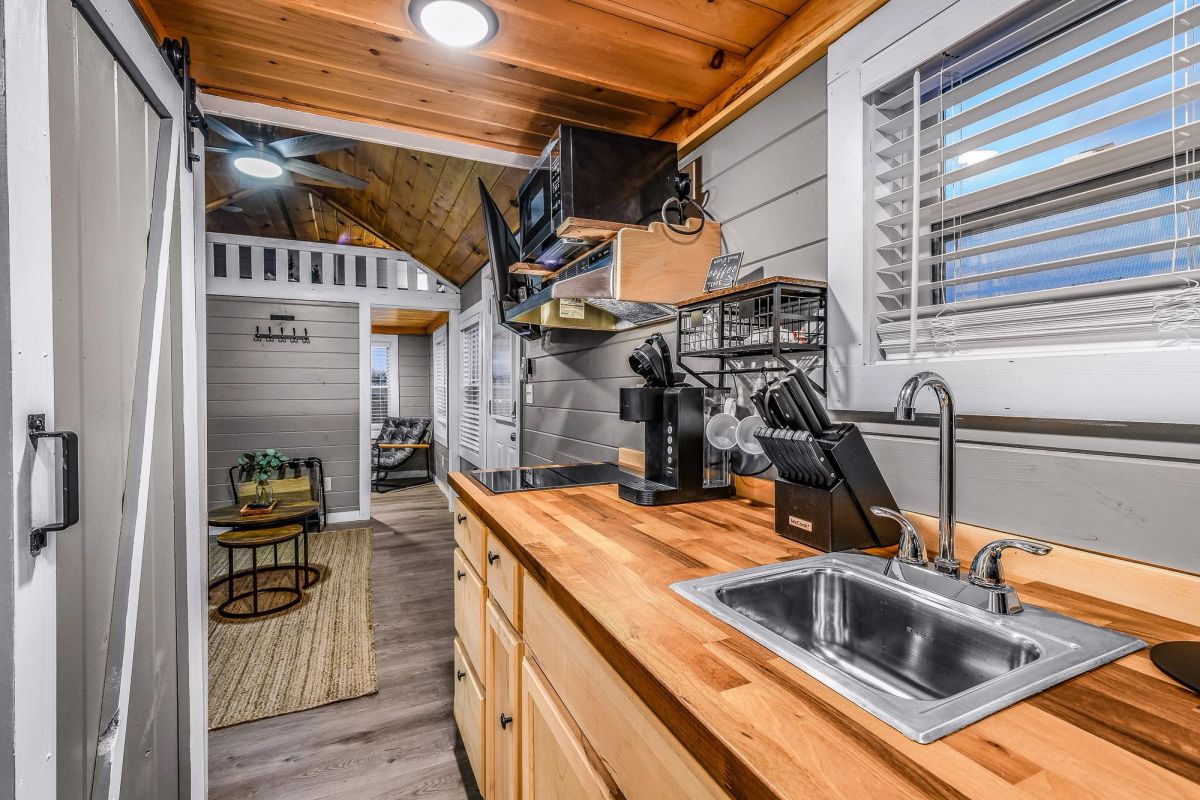 Interior details of The Evergreen at Sojourn Lodging