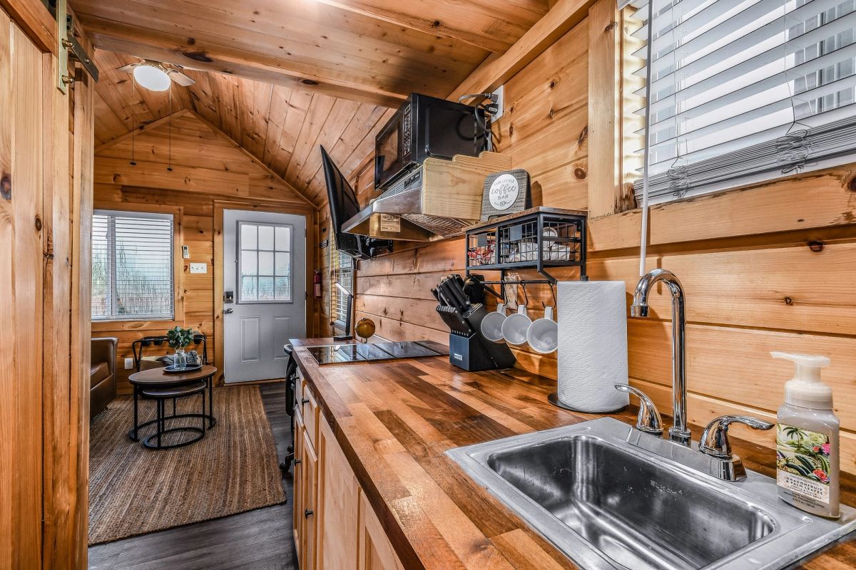Interior details of The Grove at Sojourn Lodging