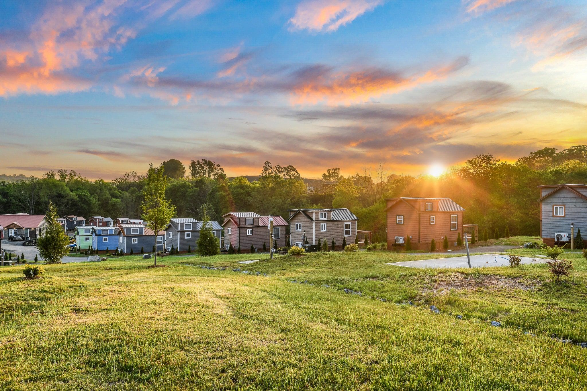 Exterior view of Sojourn Camp at Sojourn Lodging