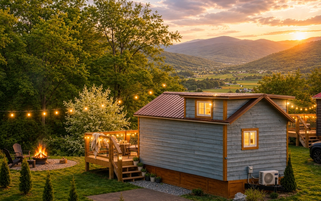 Open mountain views from The Lookout at Sojourn Lodging near Gatlinburg