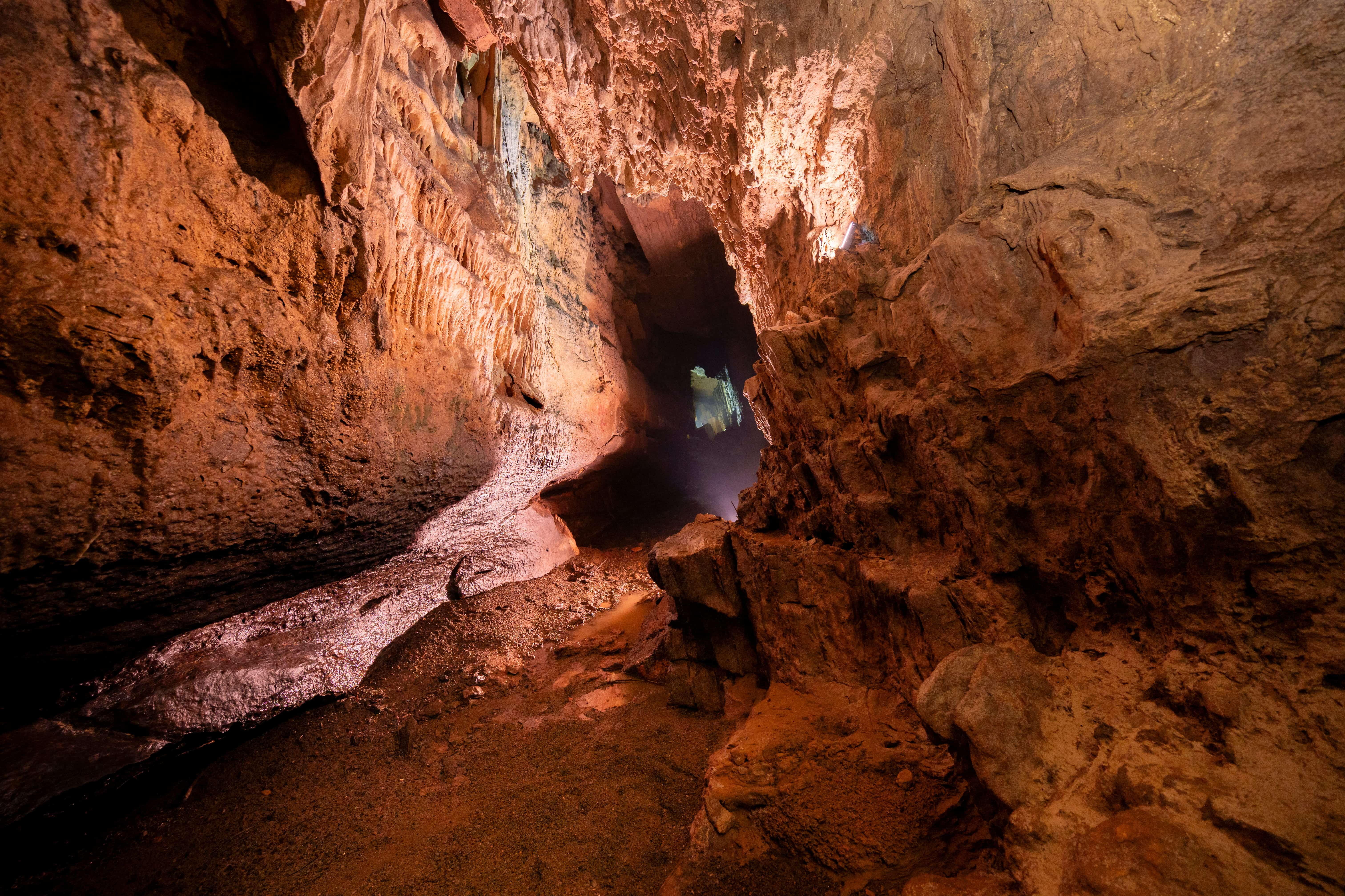 Interior details of The Cave at Sojourn Lodging