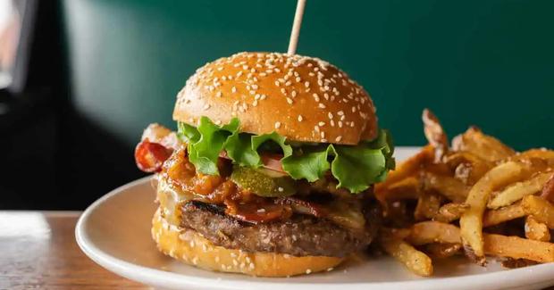 Award-winning burger at The Next Act