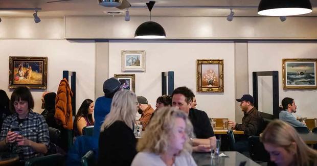 Inside The Next Act dining room