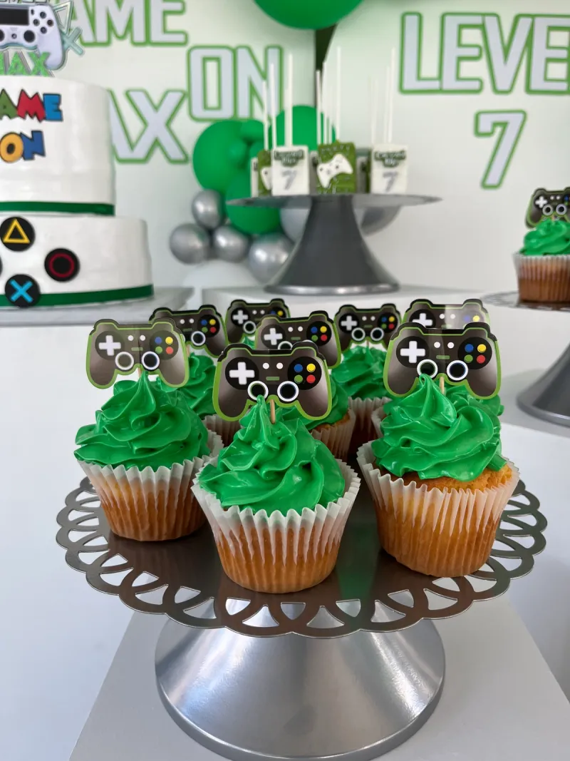 Game On Level 7th Cupcakes