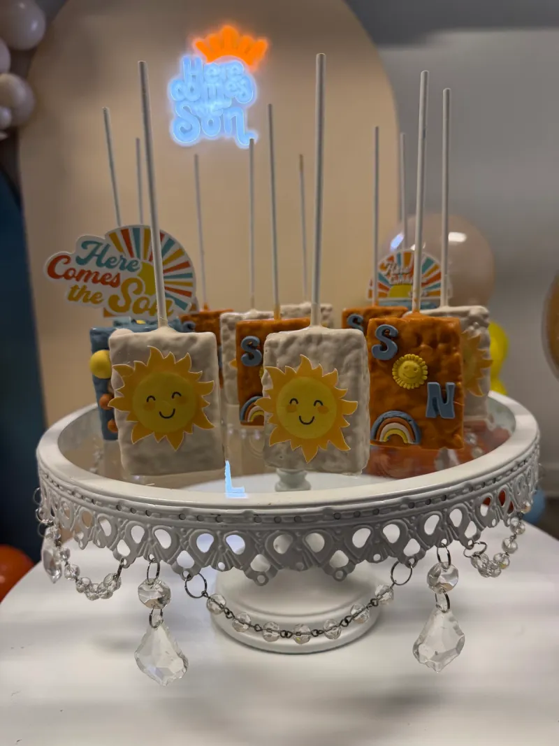 Here Comes the Sun Cake Bars