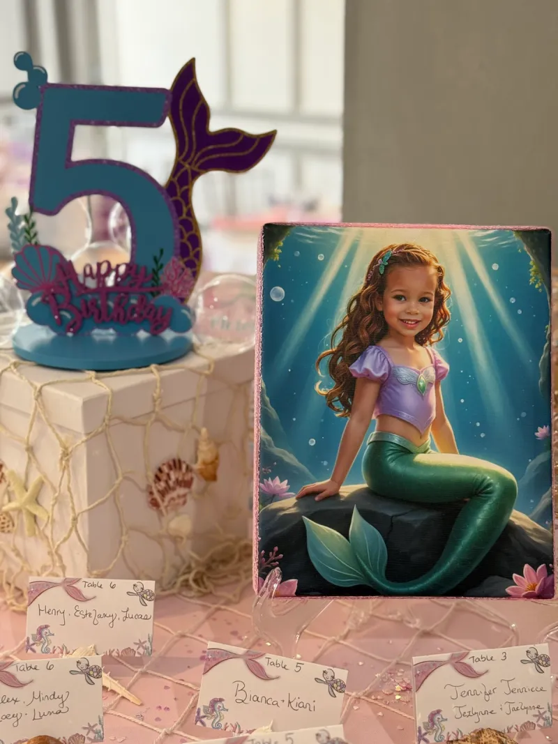 Under the Sea Table Cards