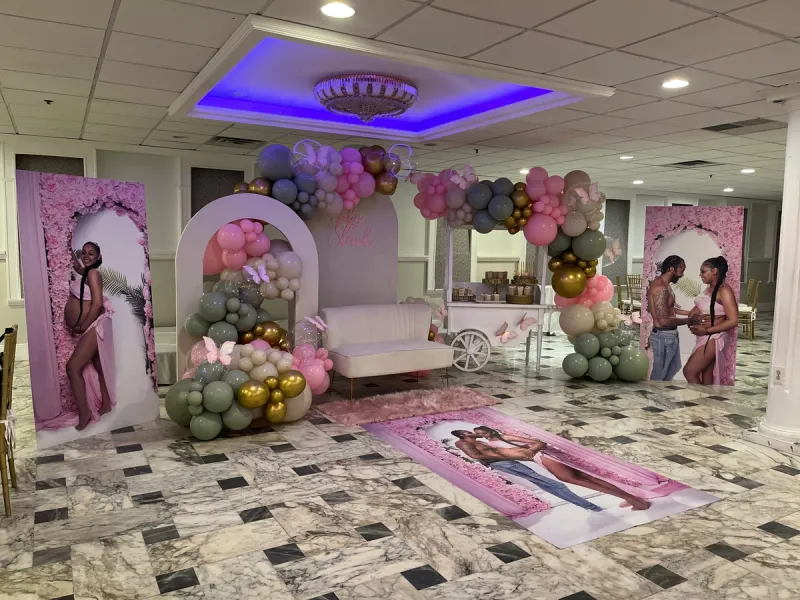 Butterfly Baby Shower Display Alternate Angle