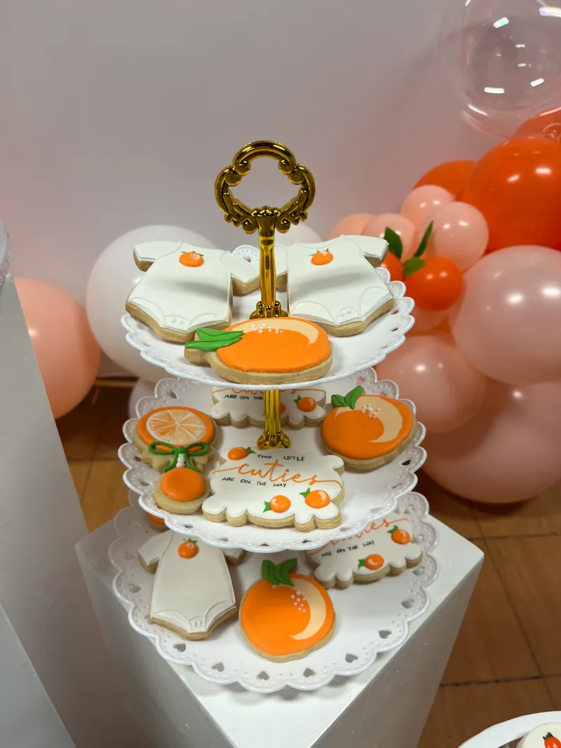 Two Little Cuties Cookie Tray