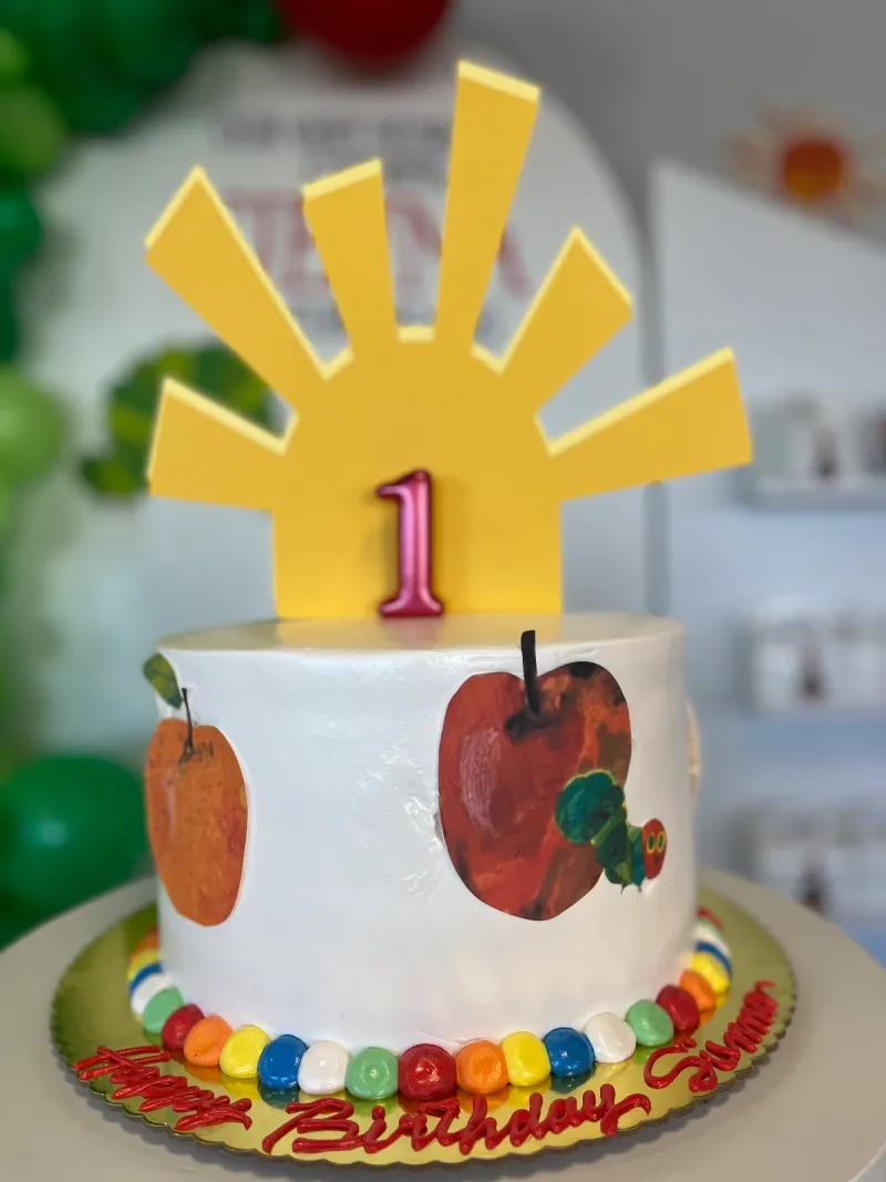 The Very Hungry Caterpillar Cake