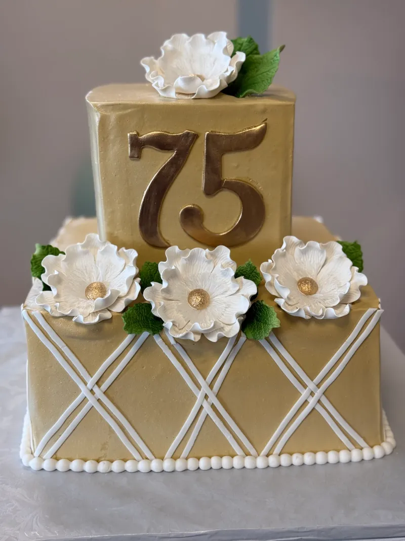 75 Birthday Cake