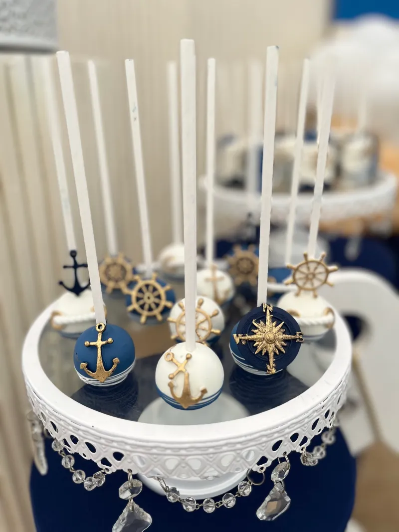 Ahoy it's a Boy Cake Pops