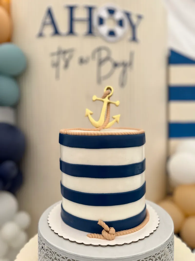 Ahoy it's a Boy Cake