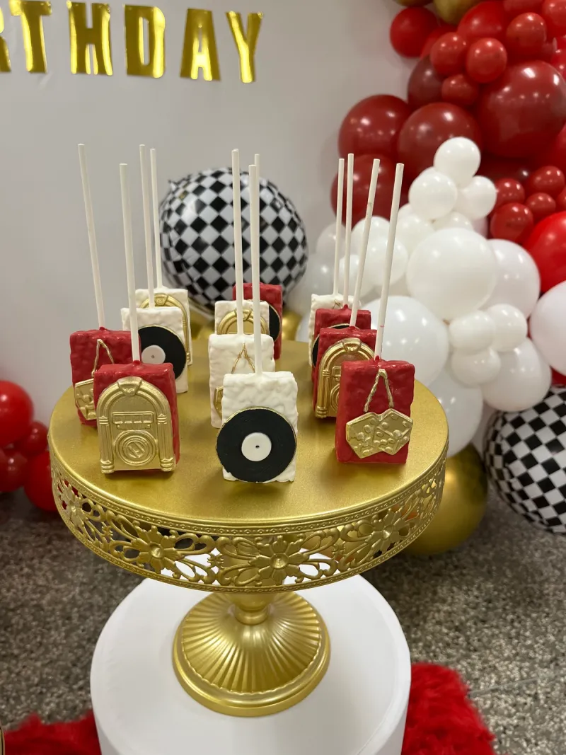 70 Birthday Cake Bars