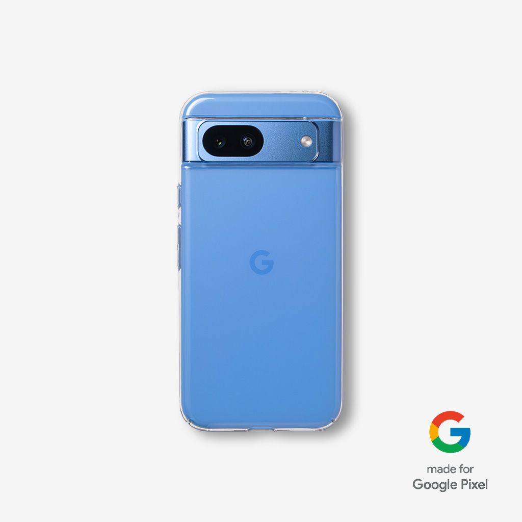 Google Pixel 10青色 クリアケース付き THE INVISIBLE AIR - Google Pixel 公式認定 薄型クリアケース