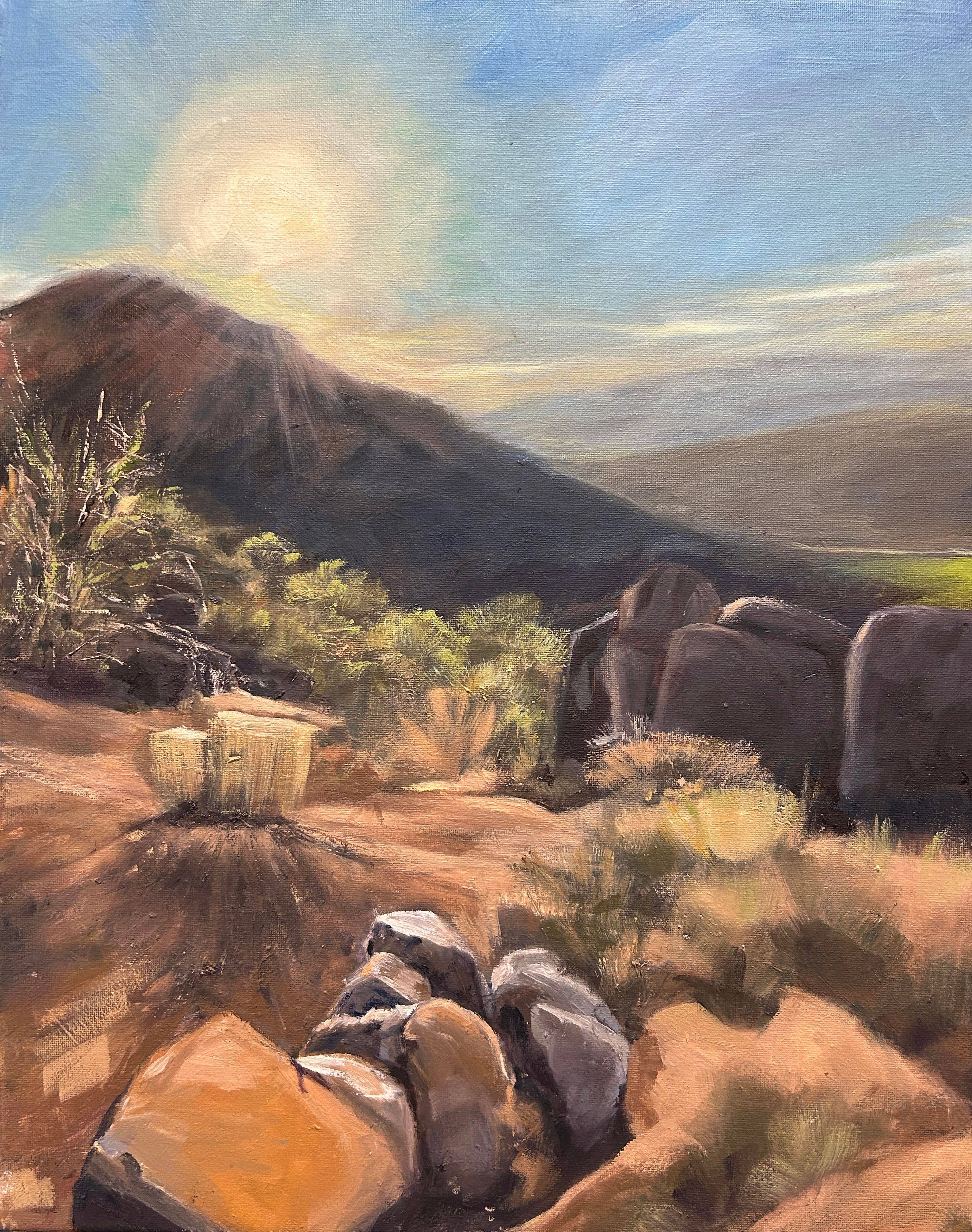 West West — Oil on canvas by Gina Lin