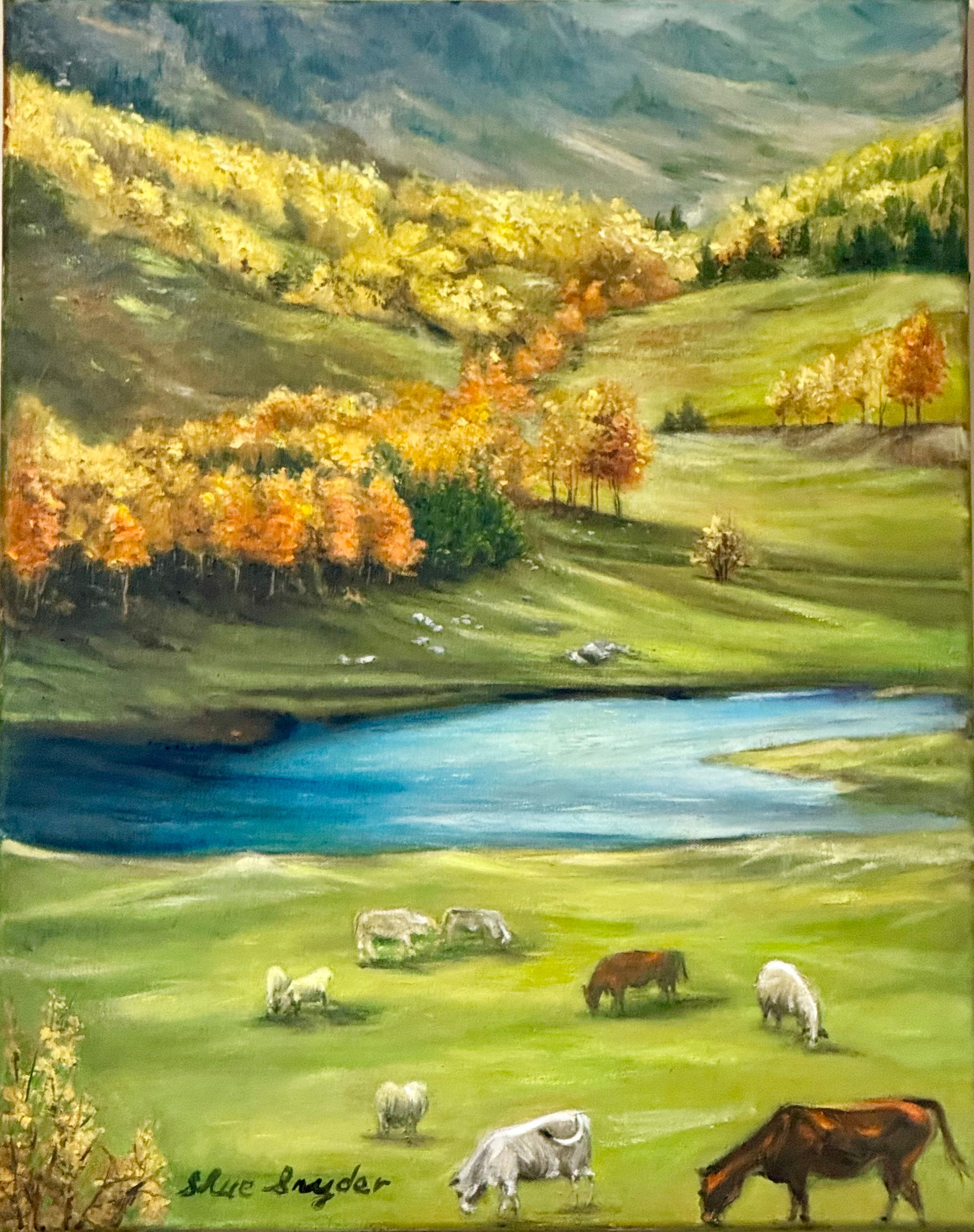 Nature's Farm — Oil on canvas by Shue Snyder