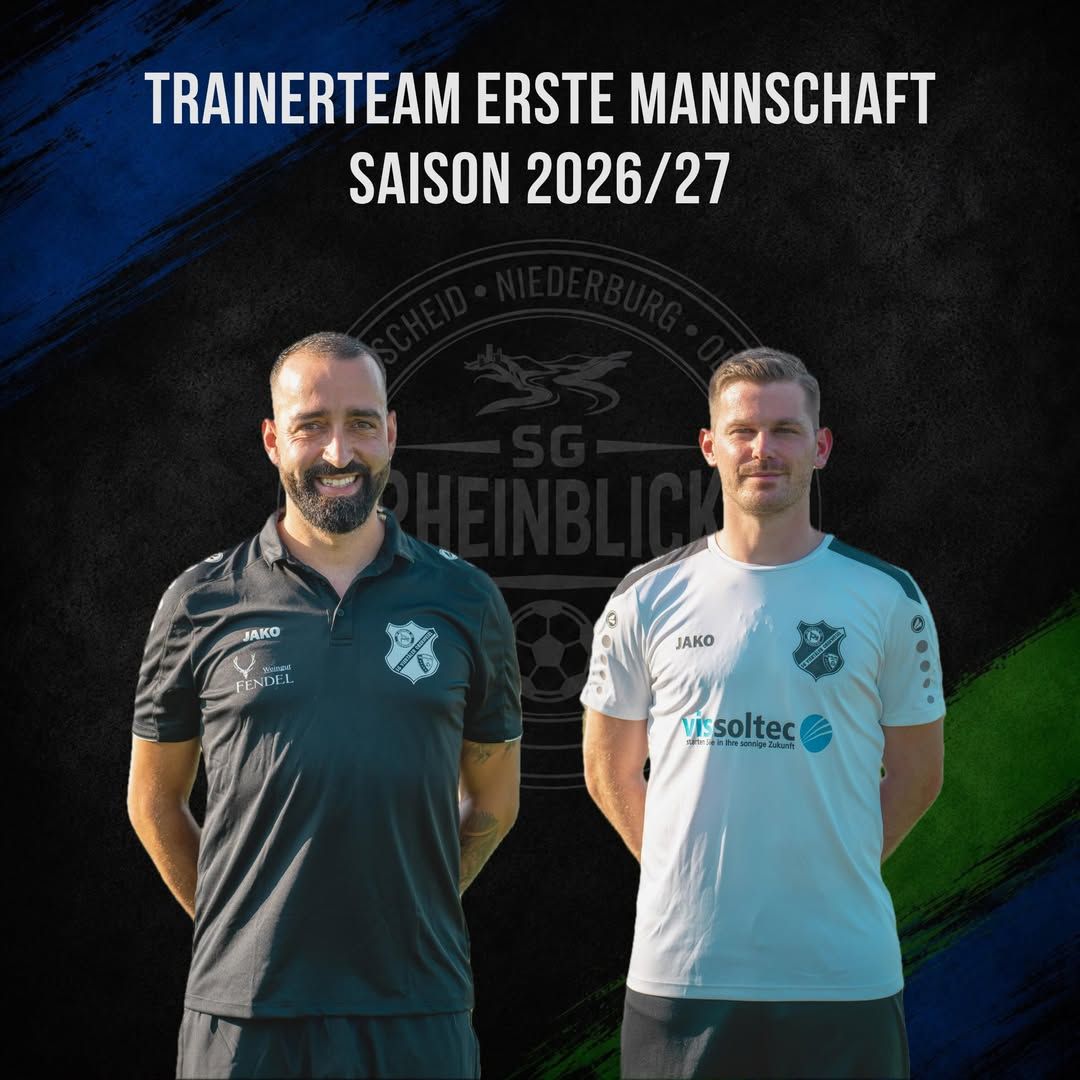 Das Trainerteam der SG Rheinblick I