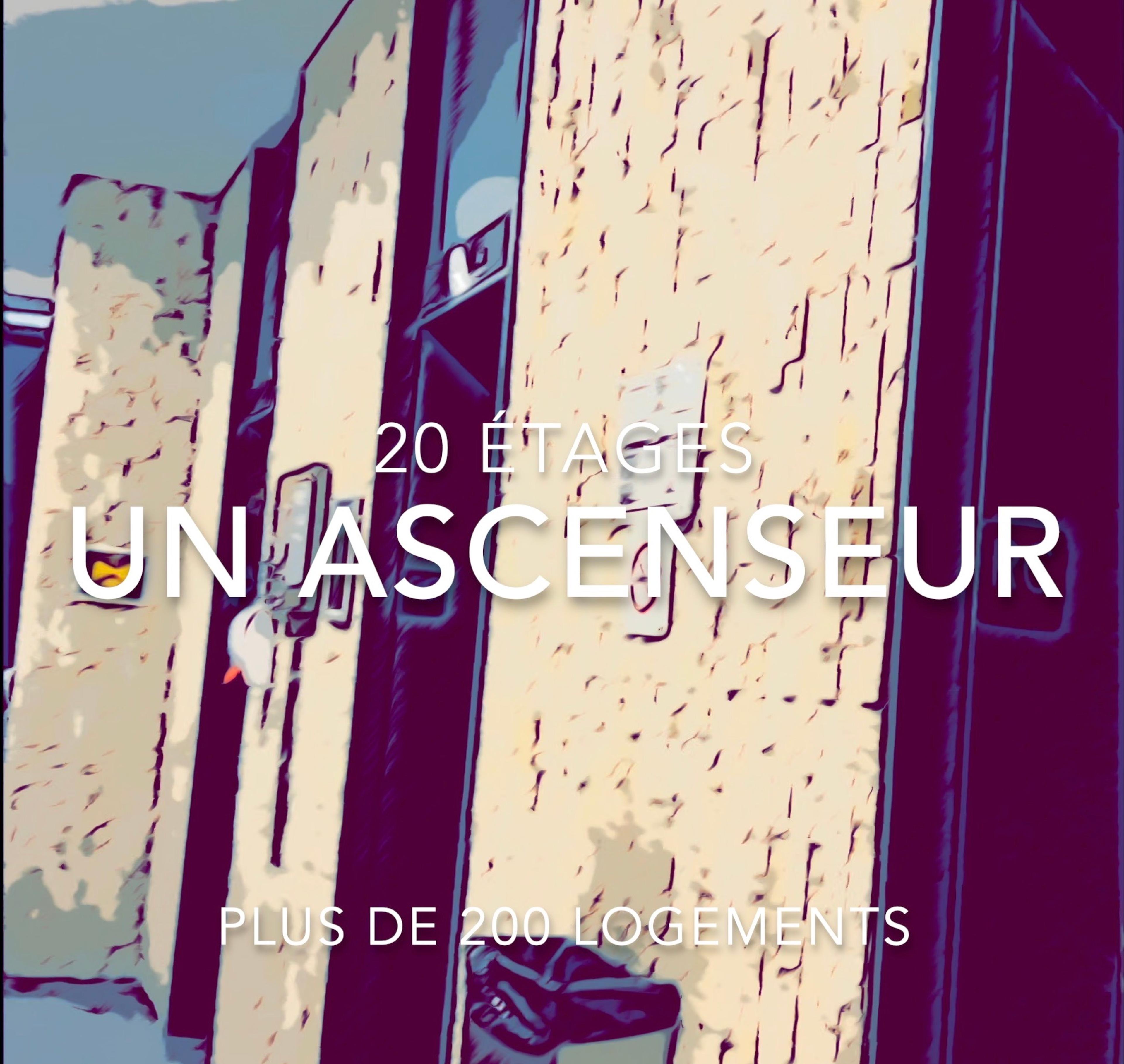 20 étages - un seul ascenseur