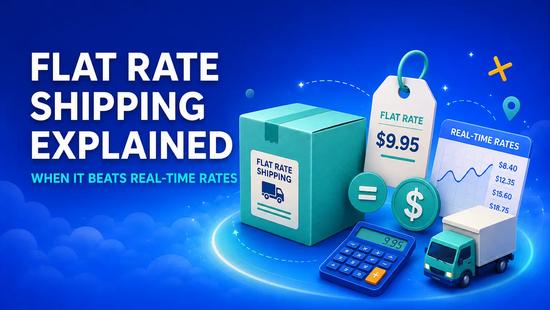 Flat Rate Shipping Explained: When It Saves Money vs Real-Time Rates
