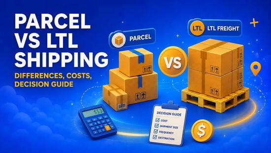 Parcel vs LTL Shipping: Differences, Costs, Decision Guide