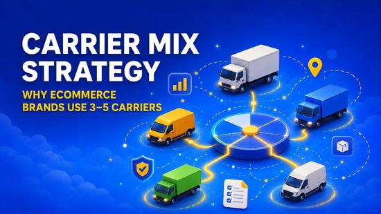 Carrier Mix Strategy: Why Ecommerce Brands Use 3–5 Carriers