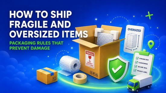 How to Ship Fragile and Oversized Items: Packaging Rules That Prevent Damage