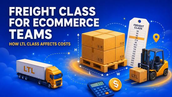 Freight Class Explained for Ecommerce Teams