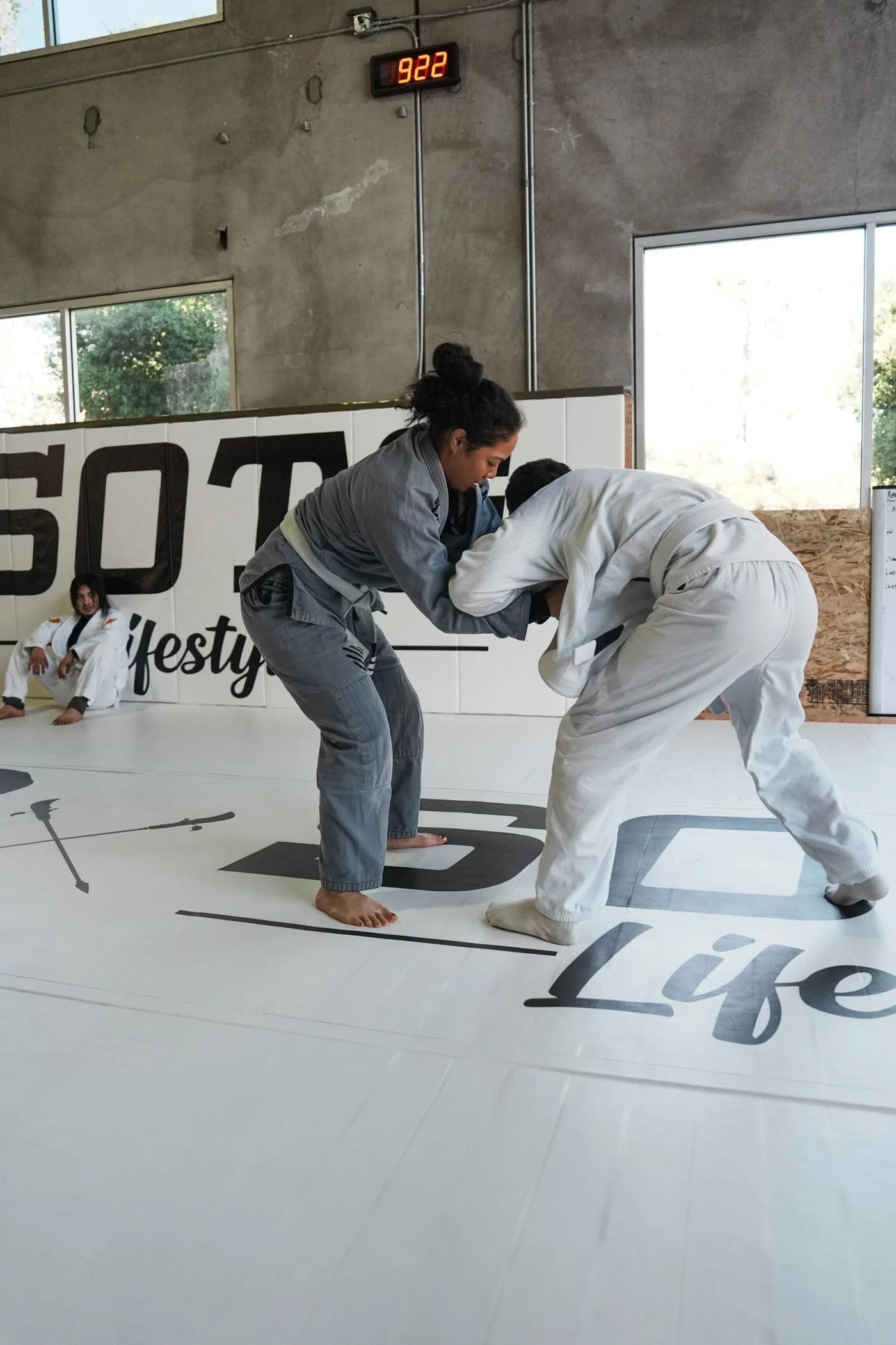 Adult Jiu-Jitsu training