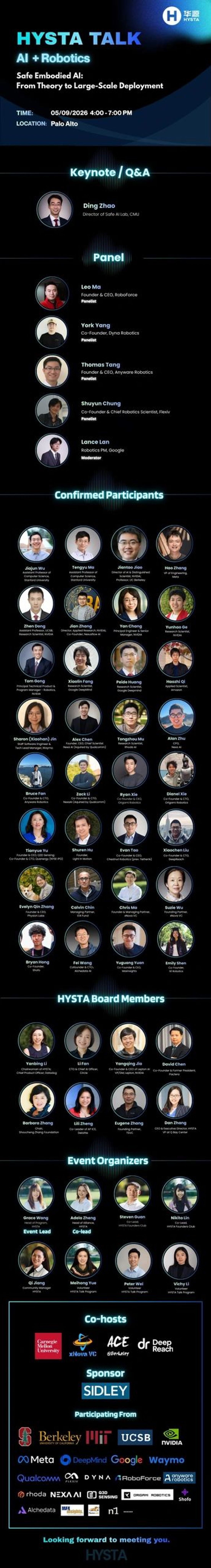 xNova VC Co-Hosted HYSTA Talk: AI + Robotics